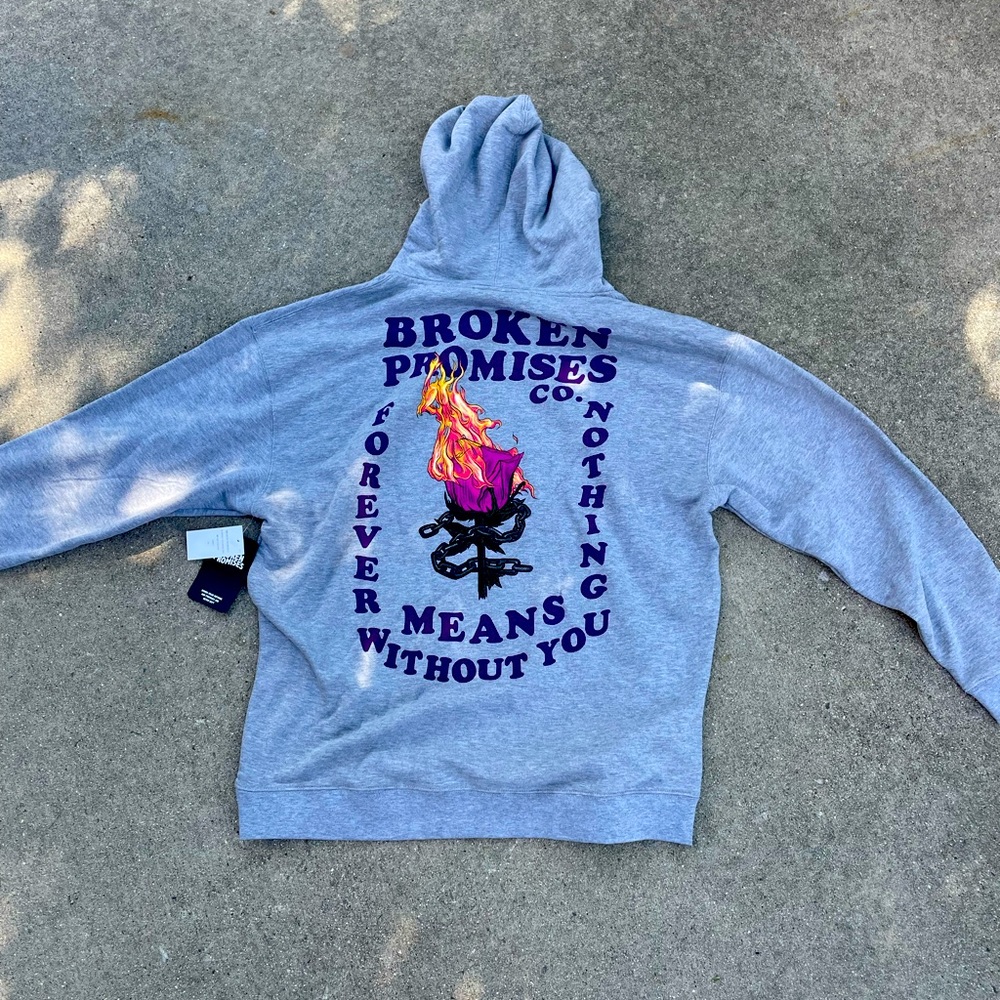 (Brand New) BROKEN PROMISES Without You Hoodie XL